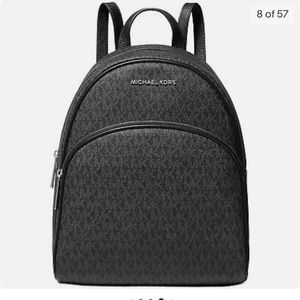 COPY - Michael Kors medium black logo backpack